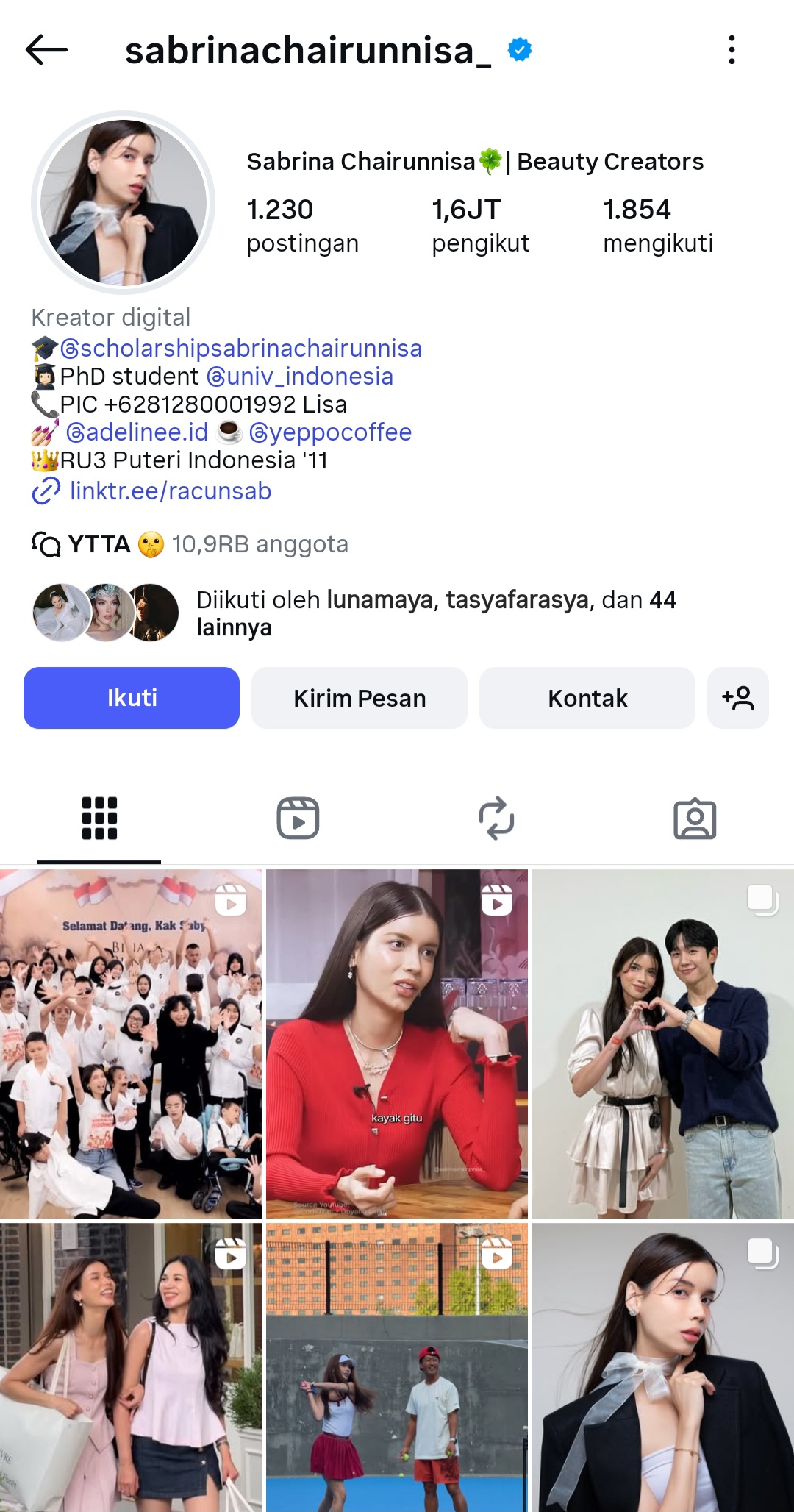 Rumah tangga Sabrina Chairunnisa dan Deddy Corbuzier dikabarkan retak